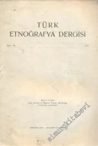 Türk Etnografya Dergisi - 2