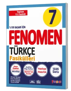 Fenomen Okul Yayınları 7. Sınıf Türkçe Fasikülleri