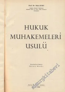 Hukuk Muhakemeleri Usulü -