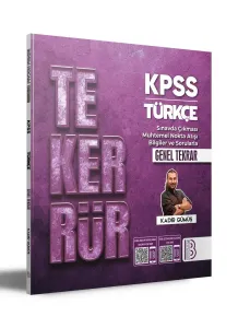 Benim Hocam - 2026 - Kpss Tekerrür Türkçe