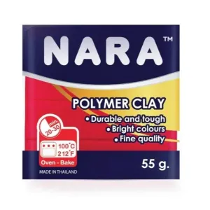NARA POLYMER CLAY 55gr.PRIMARY RED ( Polimer Kil )
