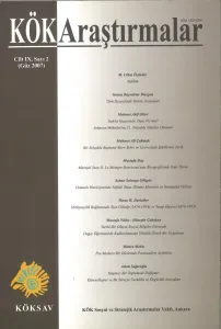 Kök Araştırmalar: Kök Sosyal ve Stratejik Araştırmalar Dergisi