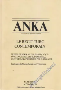Anka: Revue D'art Et De Litterature De Turquie - Sayı 5-6      Automne