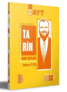 Benim Hocam Yayınları 2027 AYT Tarih Ders Notları