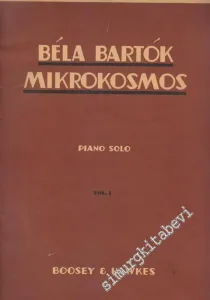 Mikrokosmos: Piano Solo Volume 1 -