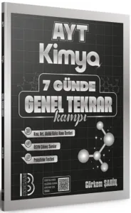 Benim Hocam Yayınları 2026 AYT Kimya 7 Günde Genel Tekrar Kampı