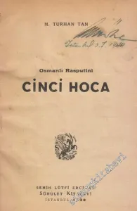 Osmanlı Rasputini Cinci Hoca -        1938
