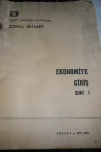 Ekonomiye Giriş Sınıf 1