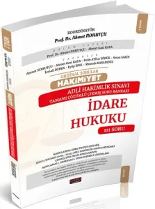 Savaş Yayınları 2025 Orijinal Sorular HAKİMİYET Adli Hakimlik İdare Hukuku Çıkmış Soru Bankası