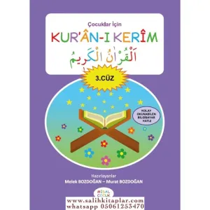 Okul Öncesi İçin Kuranı Kerim 3.Cüz