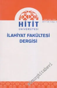 Hitit Üniversitesi İlahiyat Fakültesi Dergisi - 19      Ocak