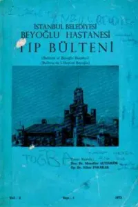 İstanbul Belediyesi Beyoğlu Hastanesi Tıp Bülteni