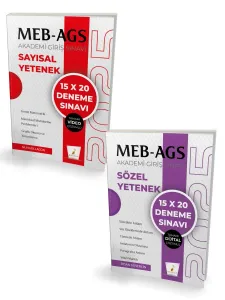 SÜPER FİYAT Pelikan Yayınları MEB - AGS Hazırlık Sayısal ve Sözel Yetenek Tamamı Çözümlü 20 Deneme Sınavı