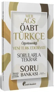 Özdil Akademi ÖABT MEB-AGS Türkçe Yeni Türk Edebiyatı Sorularla Tekrar Soru Bankası Çözümlü