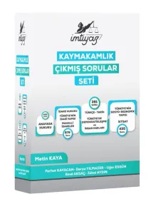 İMTİYAZ 2026  Kaymakamlık Çıkmış Sorular Seti