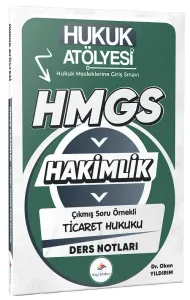 Dizgi Kitap Yayınları 2026 Hukuk Atölyesi HMGS Hakimlik Ticaret Hukuku Ders Notları