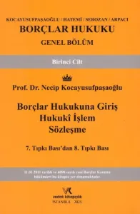 Borçlar Hukuku Genel Bölüm Birinci Cilt