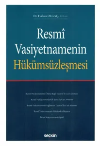 Resmi Vasiyetnamenin Hükümsüzleşmesi