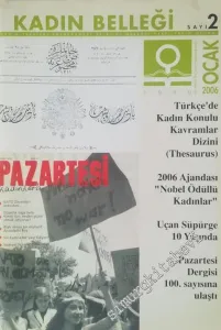 Kadın Belleği 3 Aylık Dergi : Kütüphanemizdeki Kadın Dergileri - Sayı : 2      Ocak