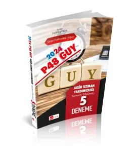 Akfon Yayınları 2024 P48 GUY Gelir Uzman Yardımcılığı 5 Deneme Çözümlü