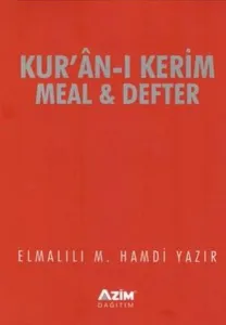 Kur'an-ı Kerim Meal ve Defteri ;(Kur'an-ı Kreim Ayetelri Sırasına ve Sayfasına göre düzenlenmiştir)