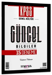 Marka Yayınları 2026 KPSS Güncel Bilgiler 15 Deneme Çözümlü