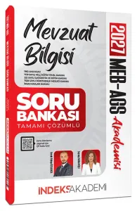 İndeks Akademi 2027 MEB-AGS Akademisi Mevzuat Bilgisi Soru Bankası Çözümlü