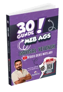 Dizgi Kitap Yayınları 2026 MEB AGS 30 Günde Sayısal Yetenek Video Ders Notları