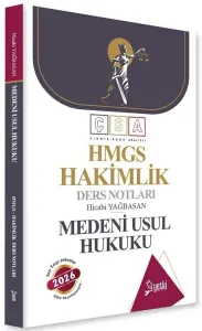 Yetki Yayınları 2026 HMGS Hakimlik Medeni Usul Hukuku Ders Notları