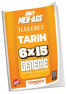 Yönerge Yayınları 2027 MEB-AGS Tarih İLELEBET 6x15 Deneme Çözümlü