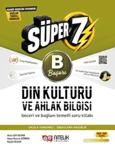 Nitelik Yayınları 7. Sınıf Din Kültürü ve Ahlak Bilgisi B Beceri ve Bağlam Temelli Soru Kitabı