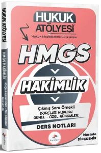 Dizgi Kitap Yayınları 2026 Hukuk Atölyesi Hakimlik HMGS Çıkmış Soru Örnekli Borçlar Hukuku Genel - Özel Hükümler Ders Notları