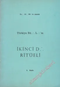 Türkiye Büyük Locası İkinci Derece Ritüeli -