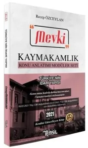 Kaymakamlık Konu Anlatımı Modüler Seti