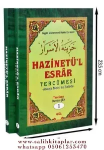 Hazinetül Esrar Tercemesi 2 cilt takım Roman Boy
