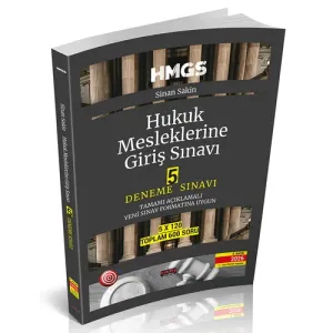 HMGS Hukuk Mesleklerine Giriş Sınavı 5 Deneme