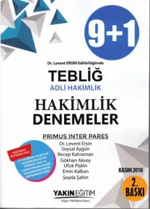 Tebliğ Adli Hakimli Denemeler
