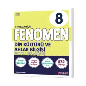 8 FENOMEN DİN KÜLTÜRÜ VE AHLAK BİLGİSİ SORU BANKASI