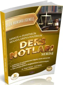 Savaş Yayınları 2026 HUKAL HMGS-HAKİMLİK Ceza Hukuku Genel Hükümler Ders Notları