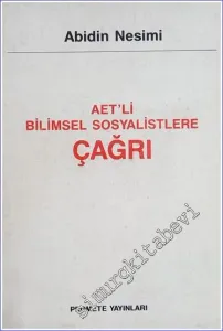 AET'li Bilimsel Sosyalistlere Çağrı -        1989