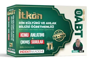 İndeks Akademi 2027 ÖABT MEB-AGS Din Kültürü ve Ahlak Bilgisi İtkan Konu Anlatımı ve Çıkmış Sorular Seti