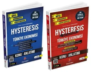 Dizgi Kitap Yayınları KPSS Kaymakamlık Türkiye Ekonomisi HYSTERESIS Konu Anlatımı 2 Cilt