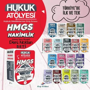 Dizgi Kitap Yayınları 2026 Hukuk Atölyesi HMGS Hakimlik Çıkmış Soru Örnekli Ders Notları Seti