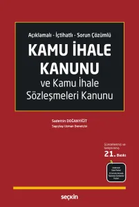 Kamu İhale Kanunu ve Kamu İhale Sözleşmeleri Kanunu