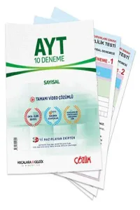 Çözüm Hocalara Geldik AYT Sayısal Tamamı Video Çözümlü 10 Deneme
