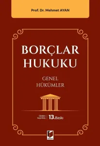 Borçlar Hukuku Genel Hükümler