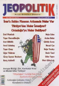 Jeopolitik Aylık Strateji Dergisi: Özel Dosya Patrikhanenin Tarihsel Seyri - Sayı: 26    5  Mart