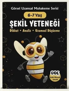 Dahi Olacak Çocuk 6-7 Yaş Şekil Yeteneği Görsel Uzamsal Muhakeme Serisi