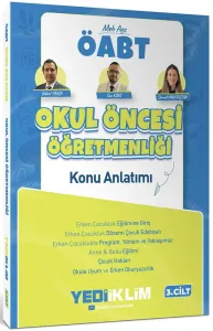 Yediiklim Yayınları 2027 MEB AGS ÖABT Okul Öncesi Öğretmenliği Konu Anlatımı 3. Cilt