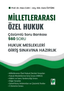HMGS Milletlerarası Özel Hukuk 560 Soru Çözümlü Soru Bankası
